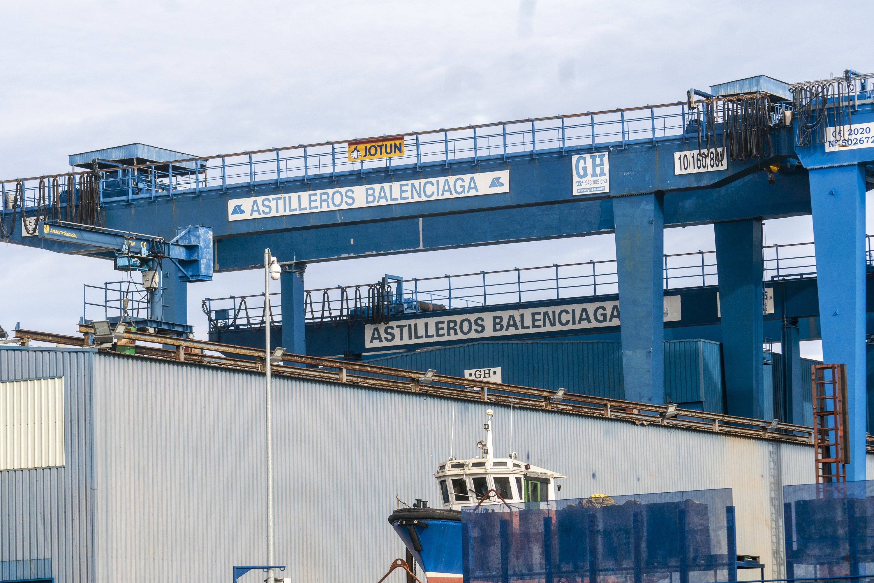 Balenciaga ontziola, Zumaian, artxiboko irudi batean. GORKA RUBIO / FOKU