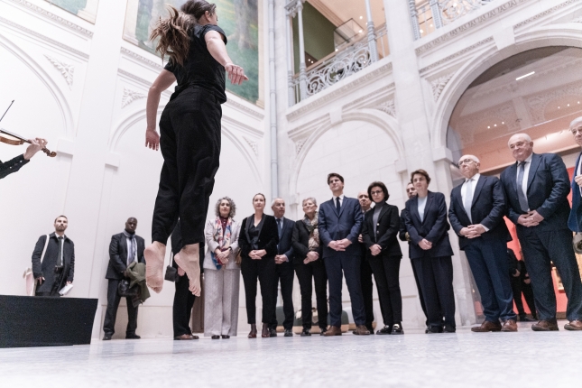 Bonnat Helleu museoaren estreinaldia, gaur, Baionan. NAHIA GARAT