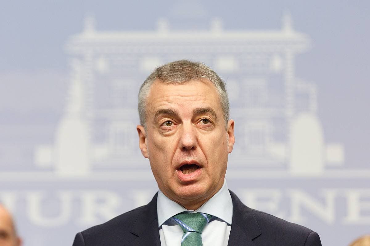 Iñigo Urkullu, artxiboko irudi batean. DAVID AGUILAR / EFE