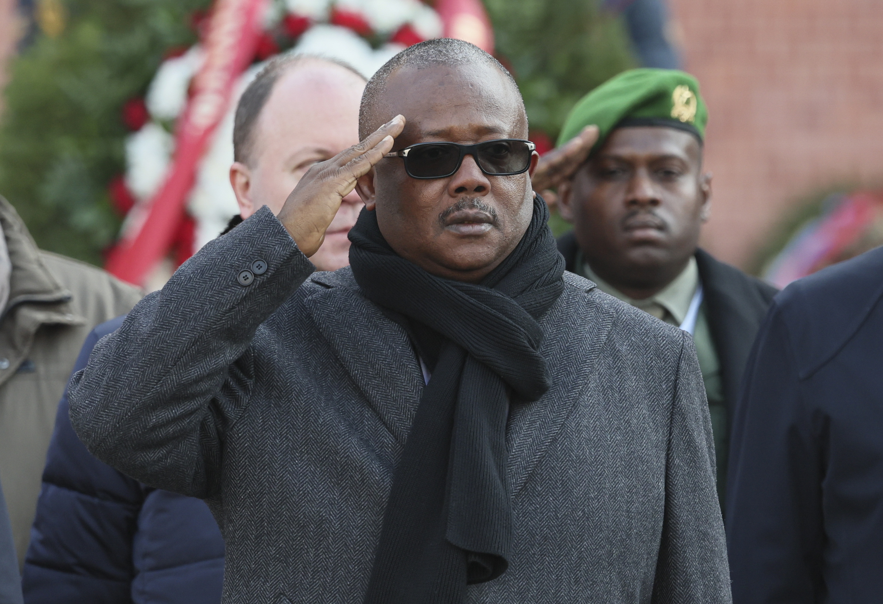 Ginea Bissauko orain arteko presidente Umaro Sissoco Embalo, artxiboko irudi batean, Errusian. YURI KOCHETKOV/EFE