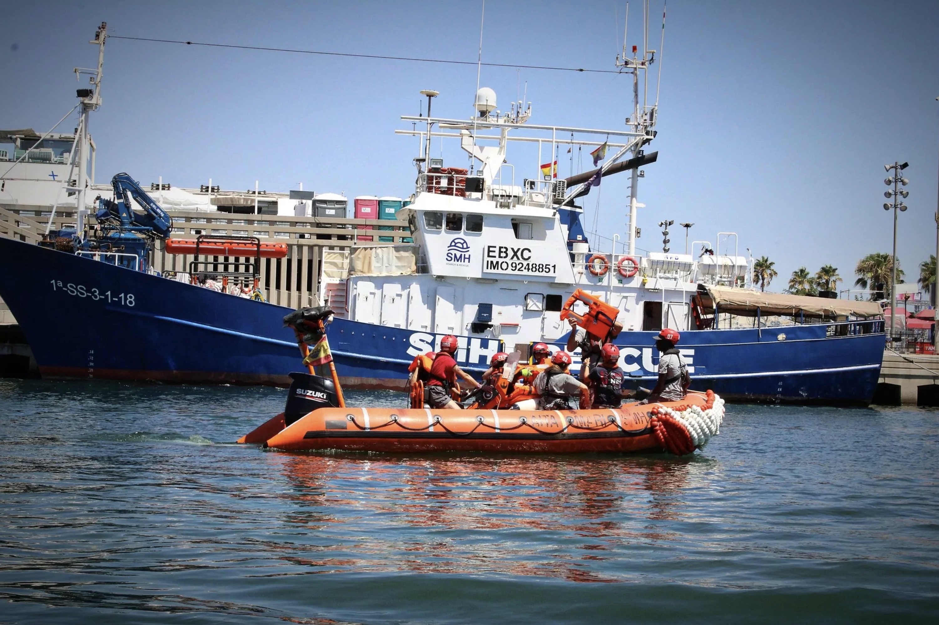 'Aita Mari' itsasontzia, artxiboko irudi batean. ITSAS SALBAMENDU HUMANITARIOA