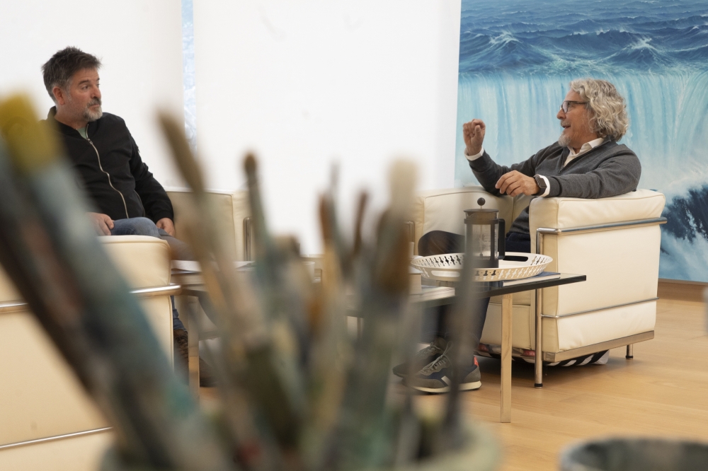 JESUS MARI LAZKANO MARGOLARIA ETA MIKEL URDANGARIN ABESLARIA