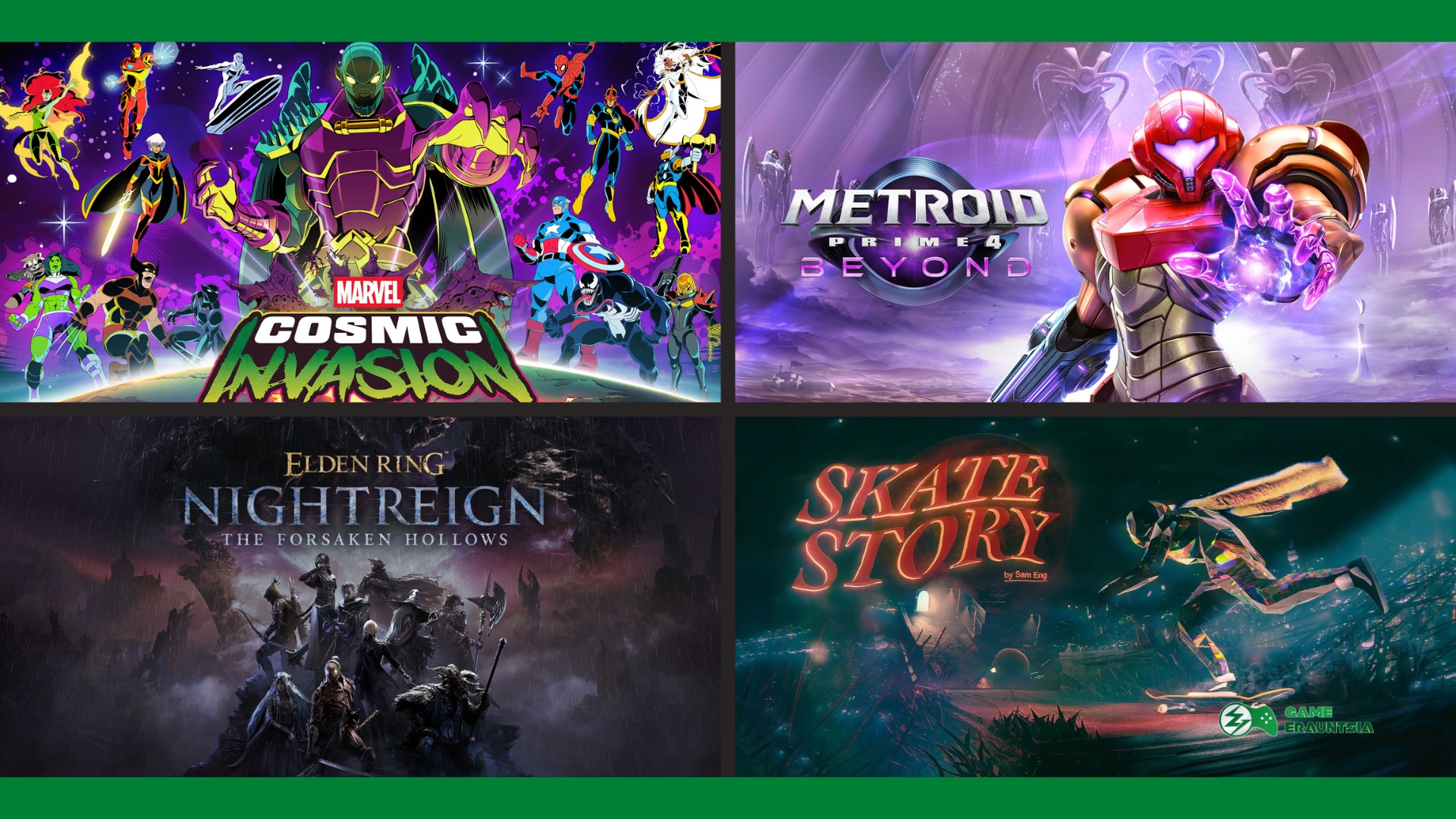 Abenduko bideojokoen estreinaldietako batzuk. GAME ERAUNTSIA