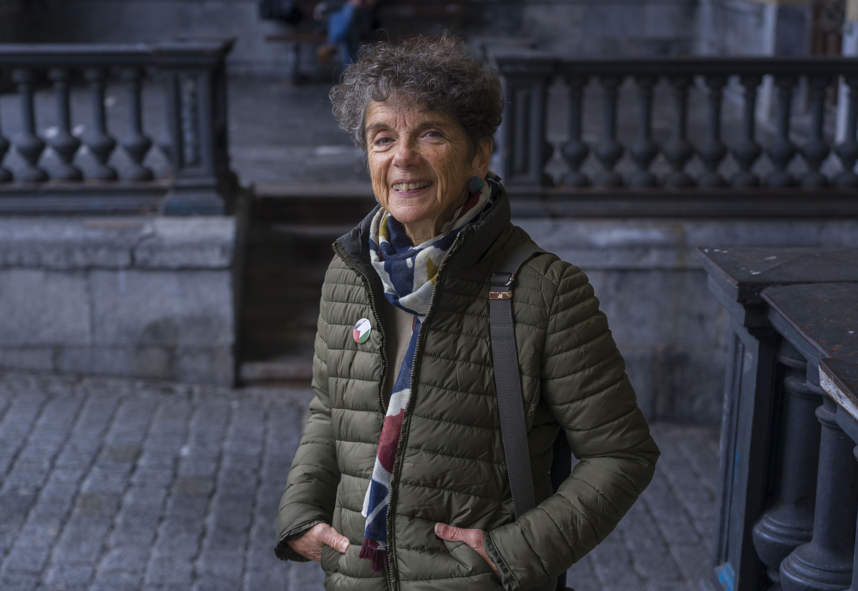 Teresa Toda, joan den astean, Hernaniko udaletxeko arkupeetan. JON URBE / FOKU Teresa Toda, joan den astean, Hernaniko udaletxeko arkupeetan. JON URBE / FOKU