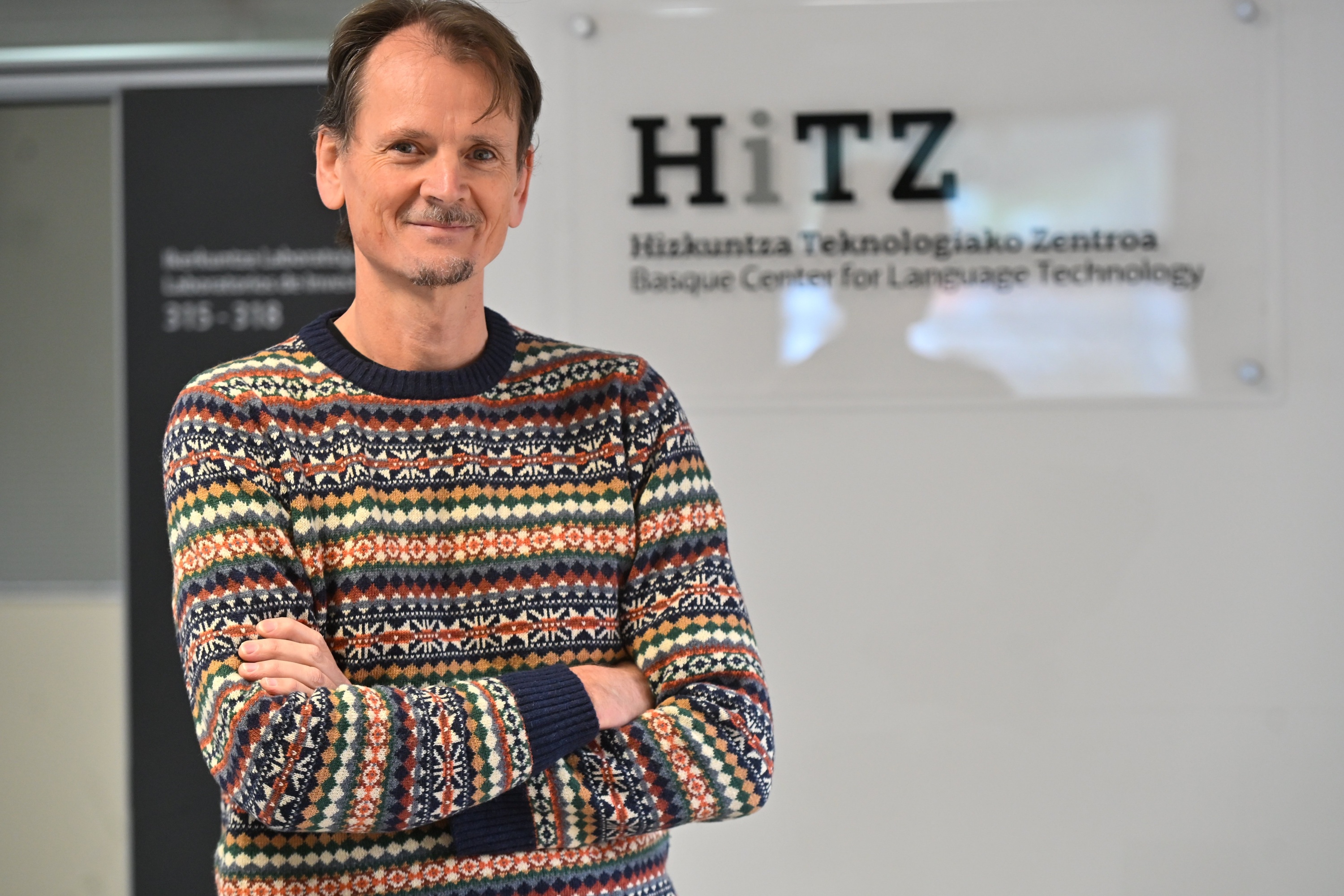 Aitor Soroa, Hitz katedrako zuzendaria. GORKA RUBIO / FOKU