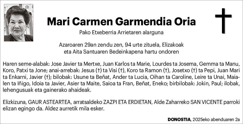 Mari Carmen Garmendia 3x2