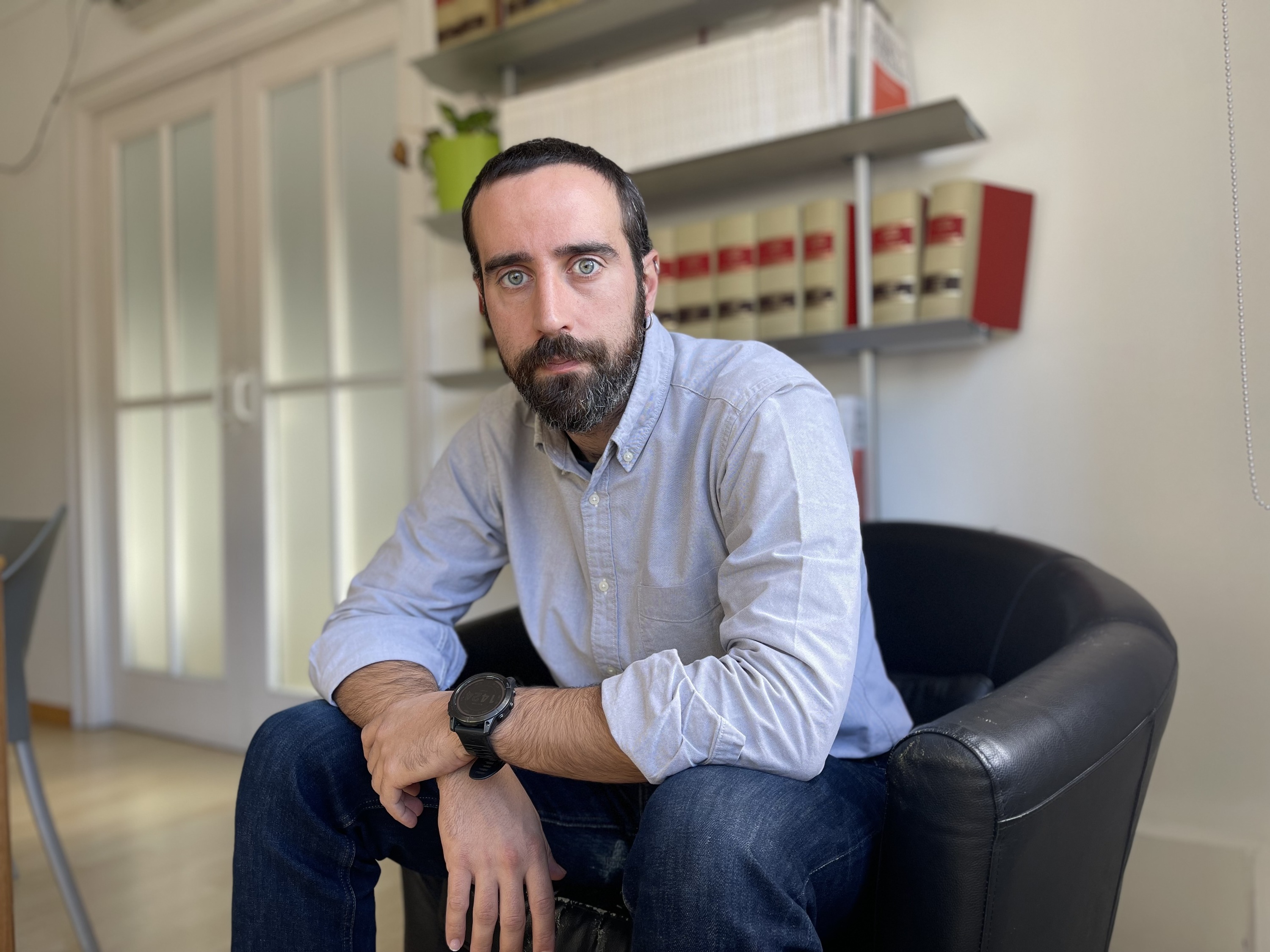 David Aranda, Sidenorren aurkako kereilako abokatua. BERRIA