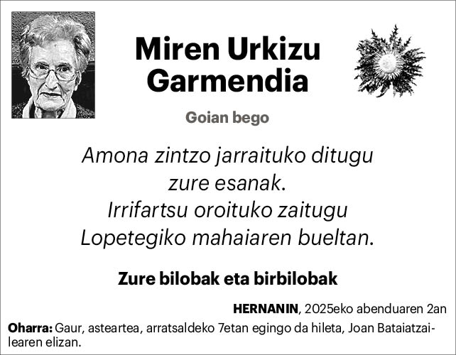 Miren Urkizu Garmendia 2x2