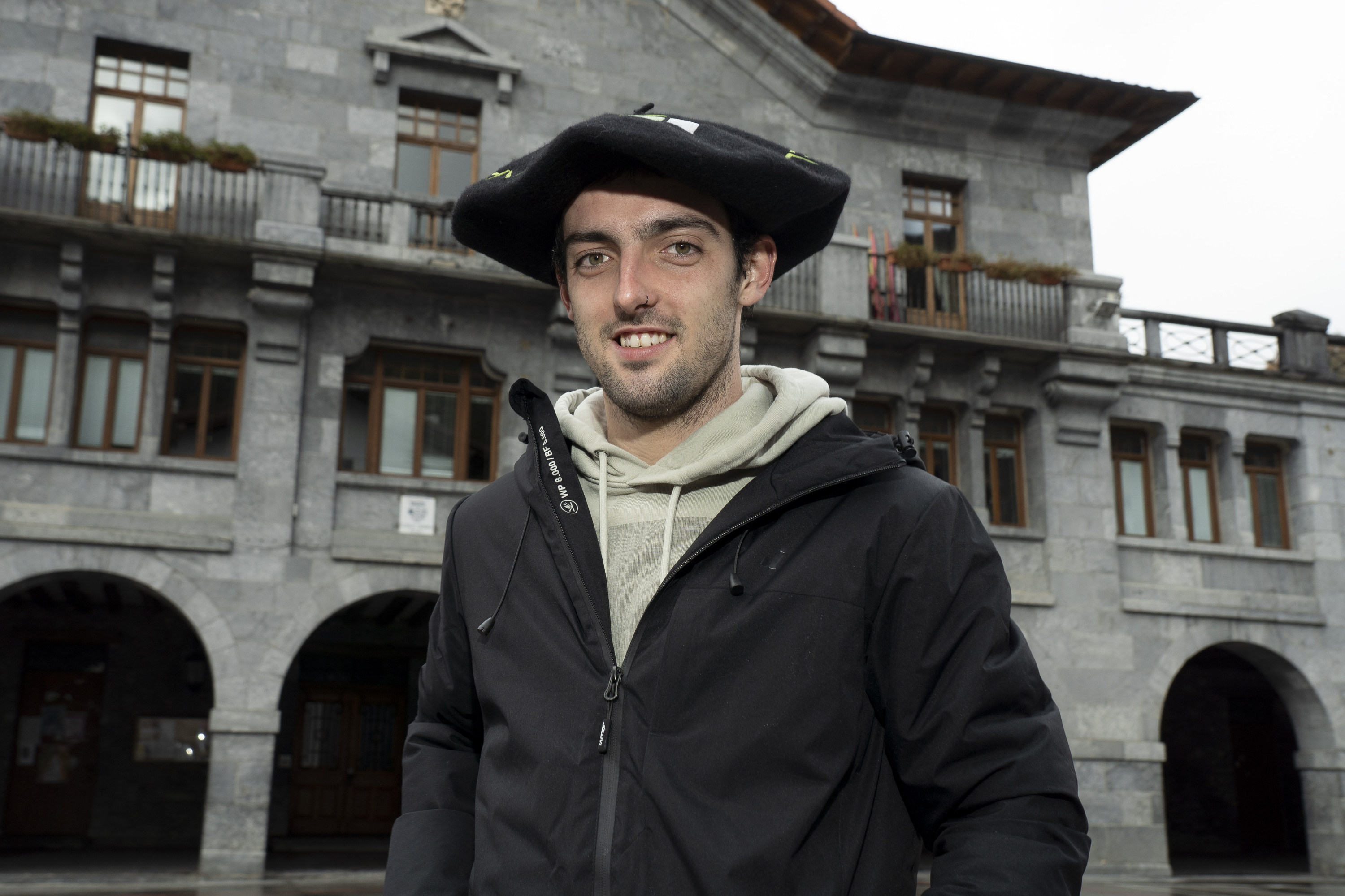 Xabat Illarregi Marzol, Leitzan, Nafarroako txapelarekin. IÑIGO URIZ / FOKU