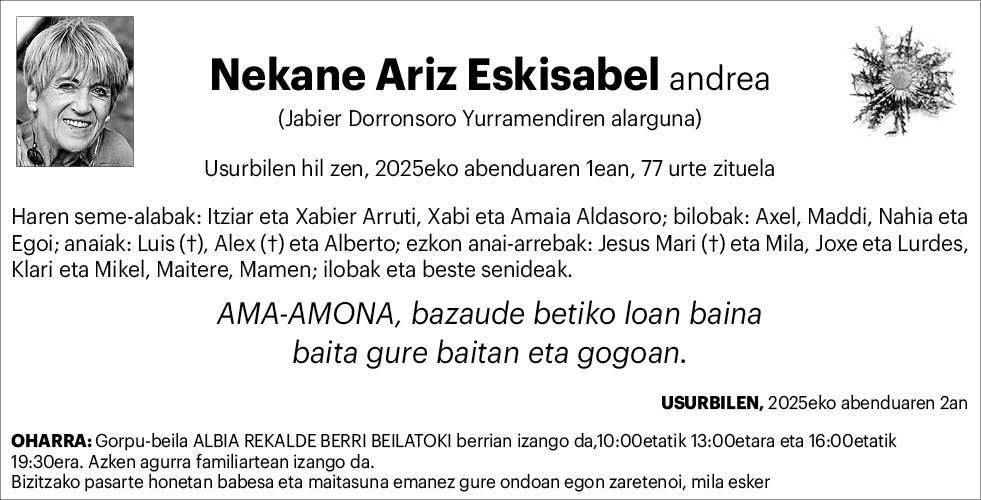 Nekane Ariz Eskisabel 3x2