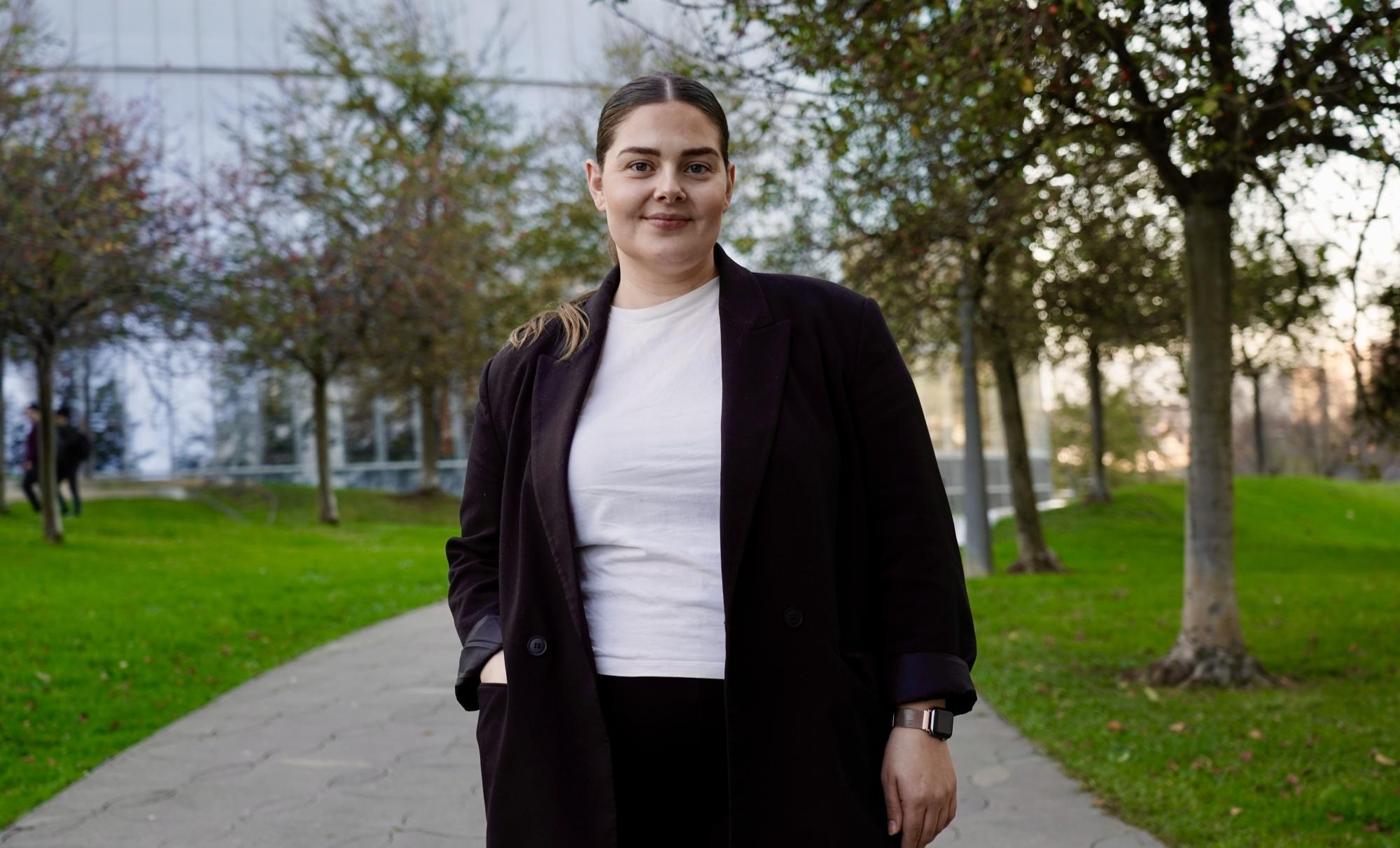 Hervor Palsdottir, Faroe uharteetako parlamentaria, iragan ostiralean, Bilbon. MARISOL RAMIREZ / FOKU 