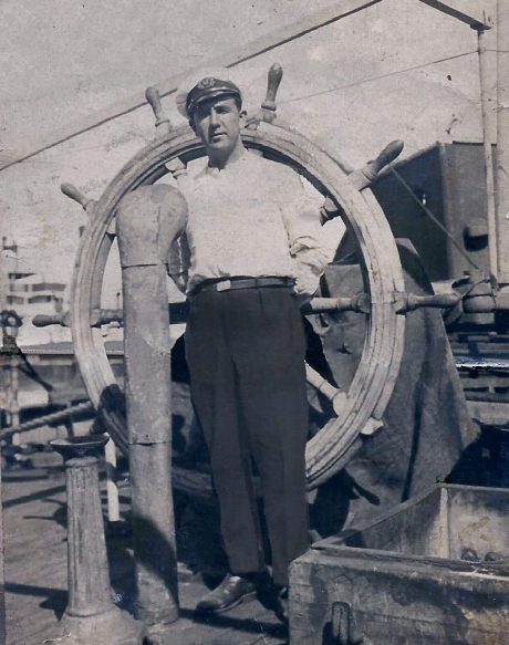 Fernando Abaroa, Elanchove ontziaren kapitaina. JOSE ANTONIO ABAROA