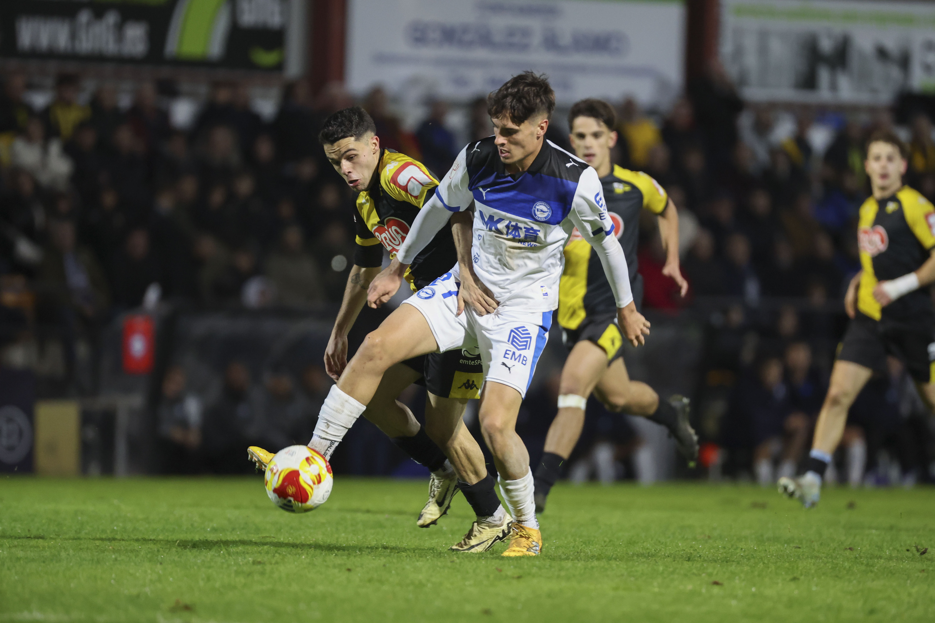  Portugaleteren eta Alavesen arteko Kopako partidako irudi bat. LUIS TEJIDO / EFE