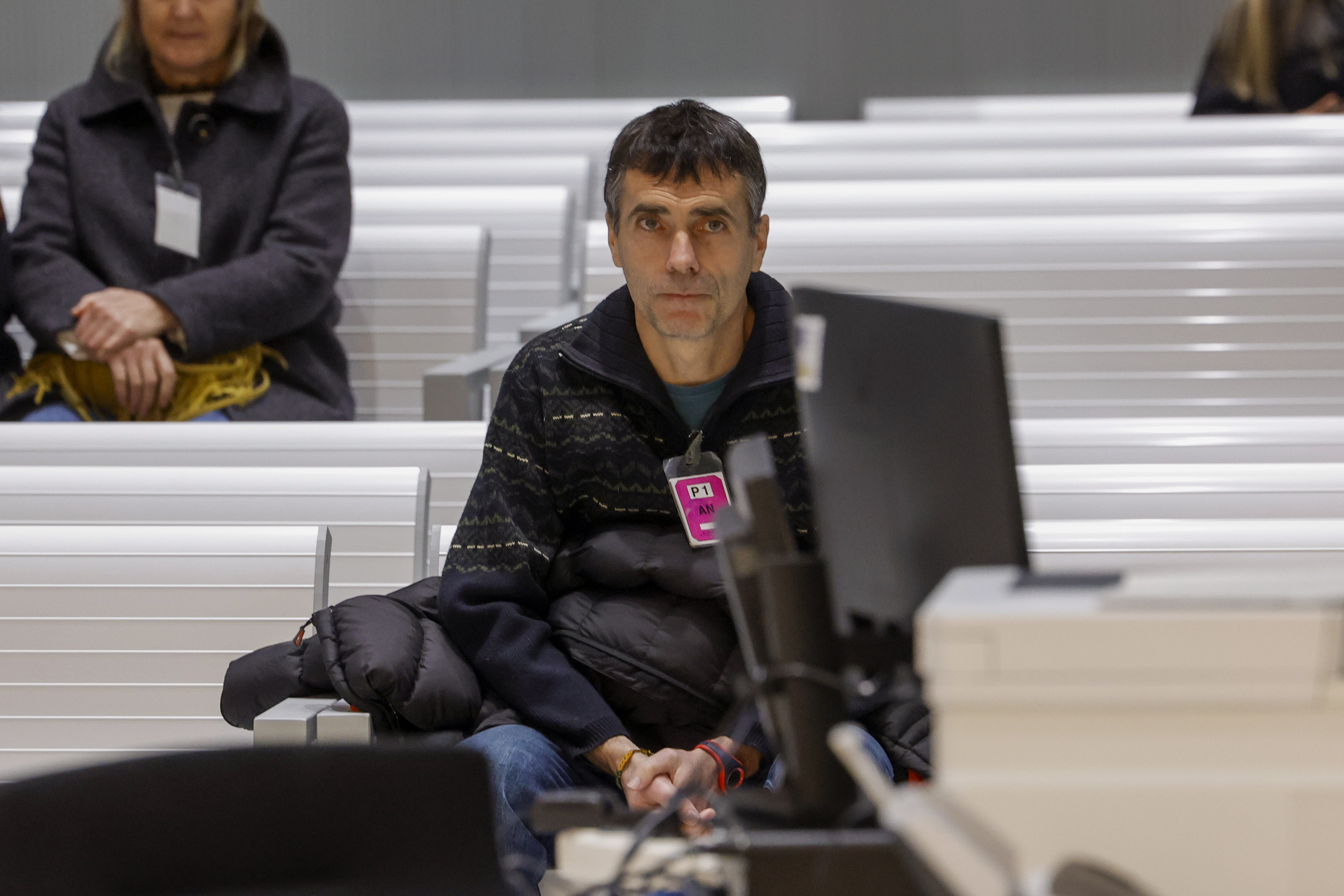 Ibon Fernandez Iradi, berriki Espainiako auzitegi batean egindako deklarazio batean. ZIPI / EFE