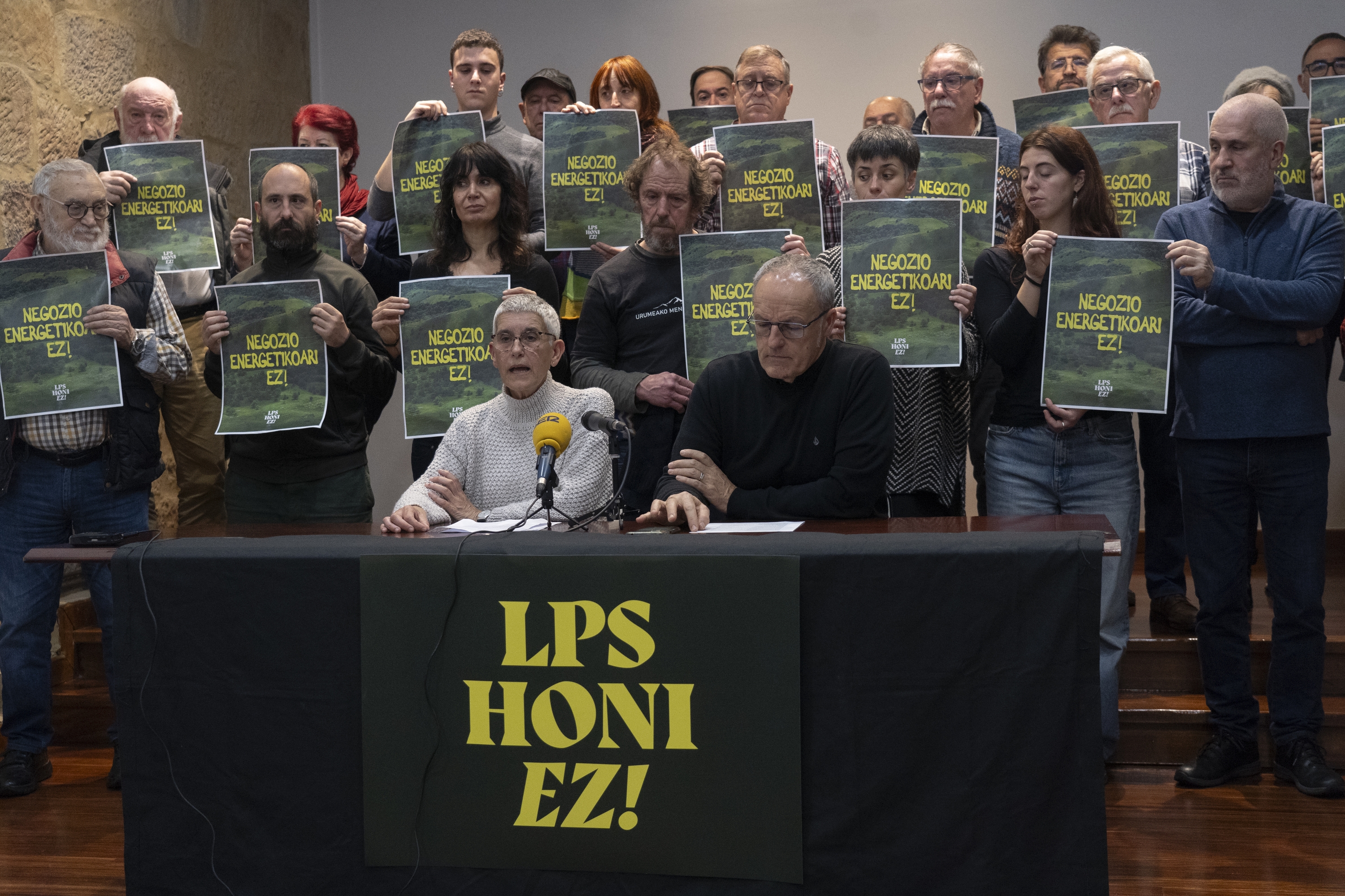 LPS Honi Ez dinamikaren aurkezpena gaur, Bilboko La Bolsa aretoan. MONIKA DEL VALLE / FOKU