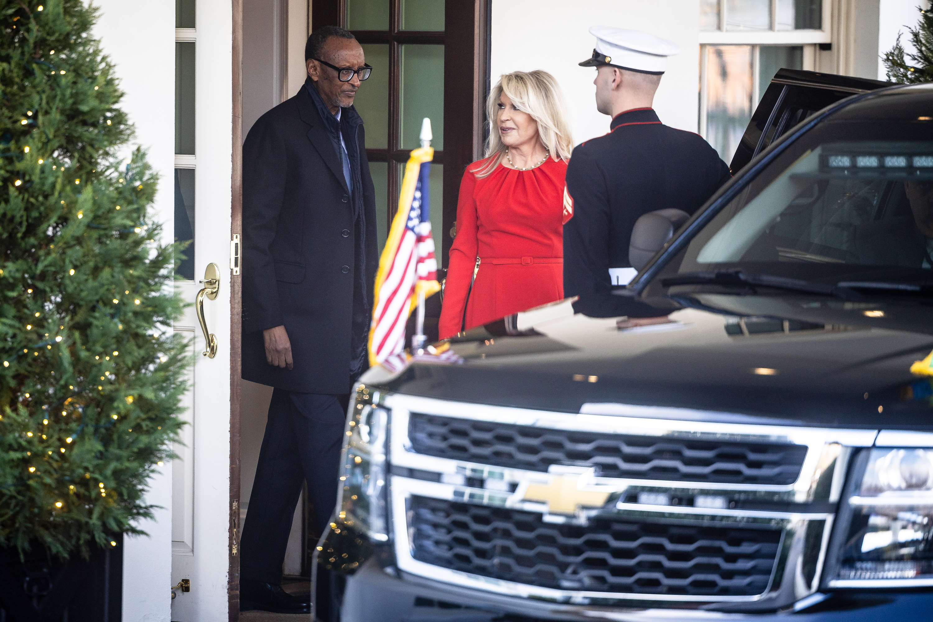 Ruandako presidente Paul Kagame, Washingtonen. FRANCIS CHUNG /EFE