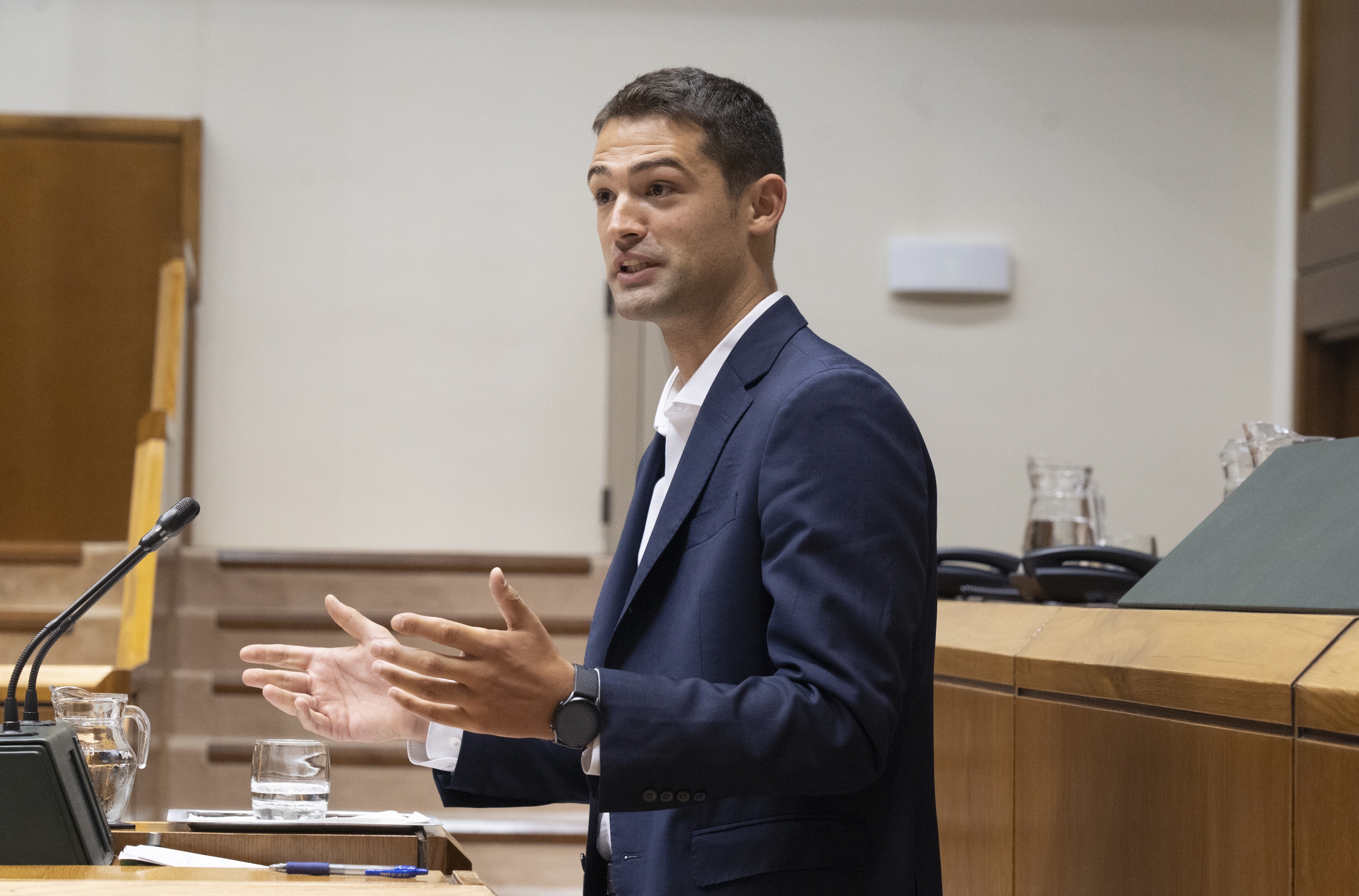 Joseba Diez Antxustegi EAJko legebiltzarkidea, artxiboko irudi batean. RAUL BOGAJO / FOKU