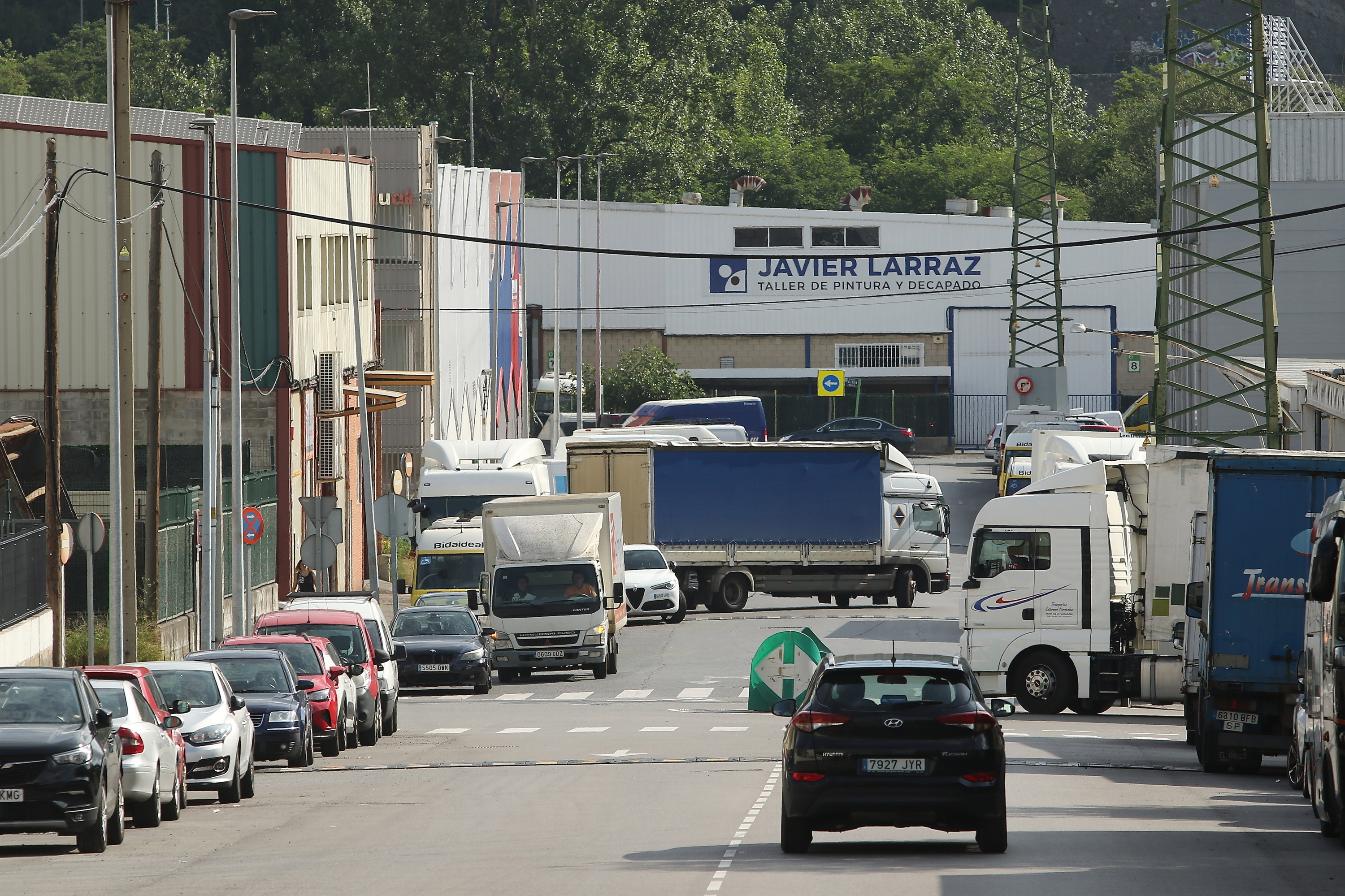 Etxabarriko Lezama-Legizamon industrialdea, artxiboko irudi batean. OSKAR MATXIN EDESA / FOKU