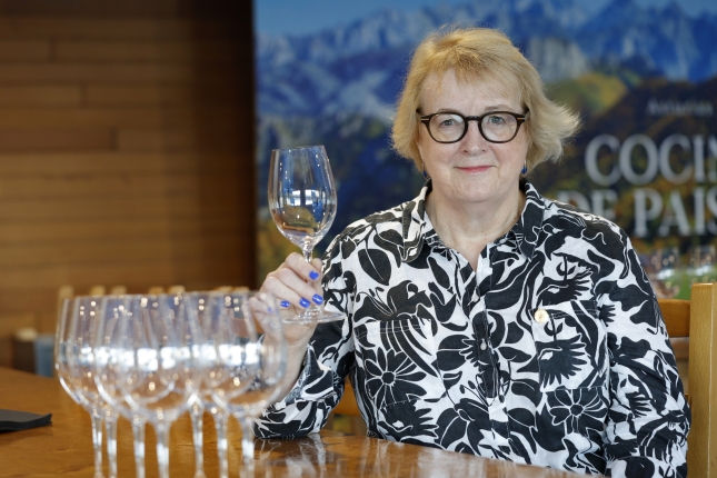 Sarah Jane Evans kazetari ingelesa. GORKA RUBIO / FOKU Sarah Jane Evans kazetari ingelesa. GORKA RUBIO / FOKU