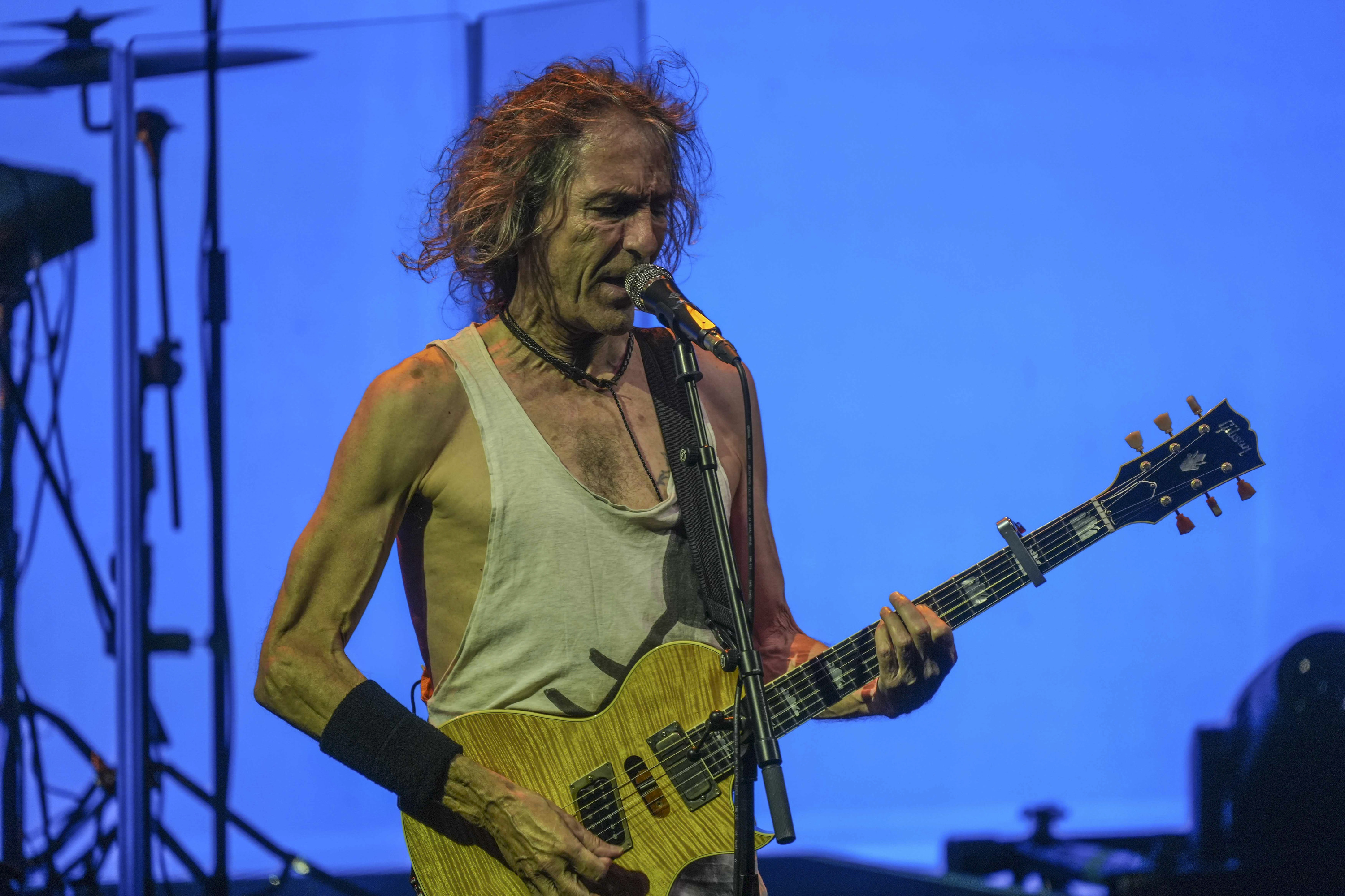 Robe Iniesta, joan den urteko uztailean, Kordoban. RAFA ALCAIDE / EFE