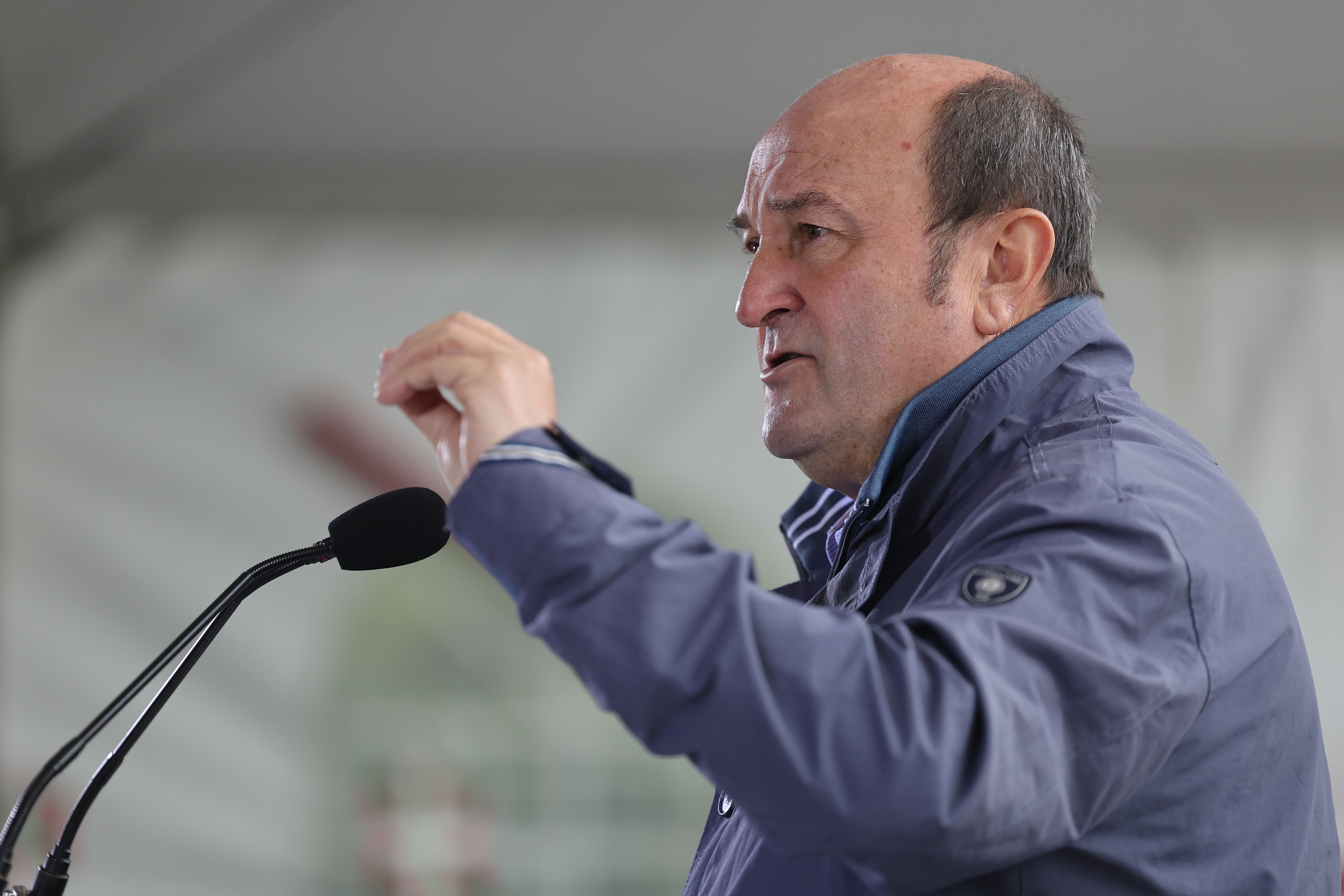 Andoni Ortuzar EAJren 115. urteurreneko ekitaldian, iaz. LUIS TEJIDO / EFE