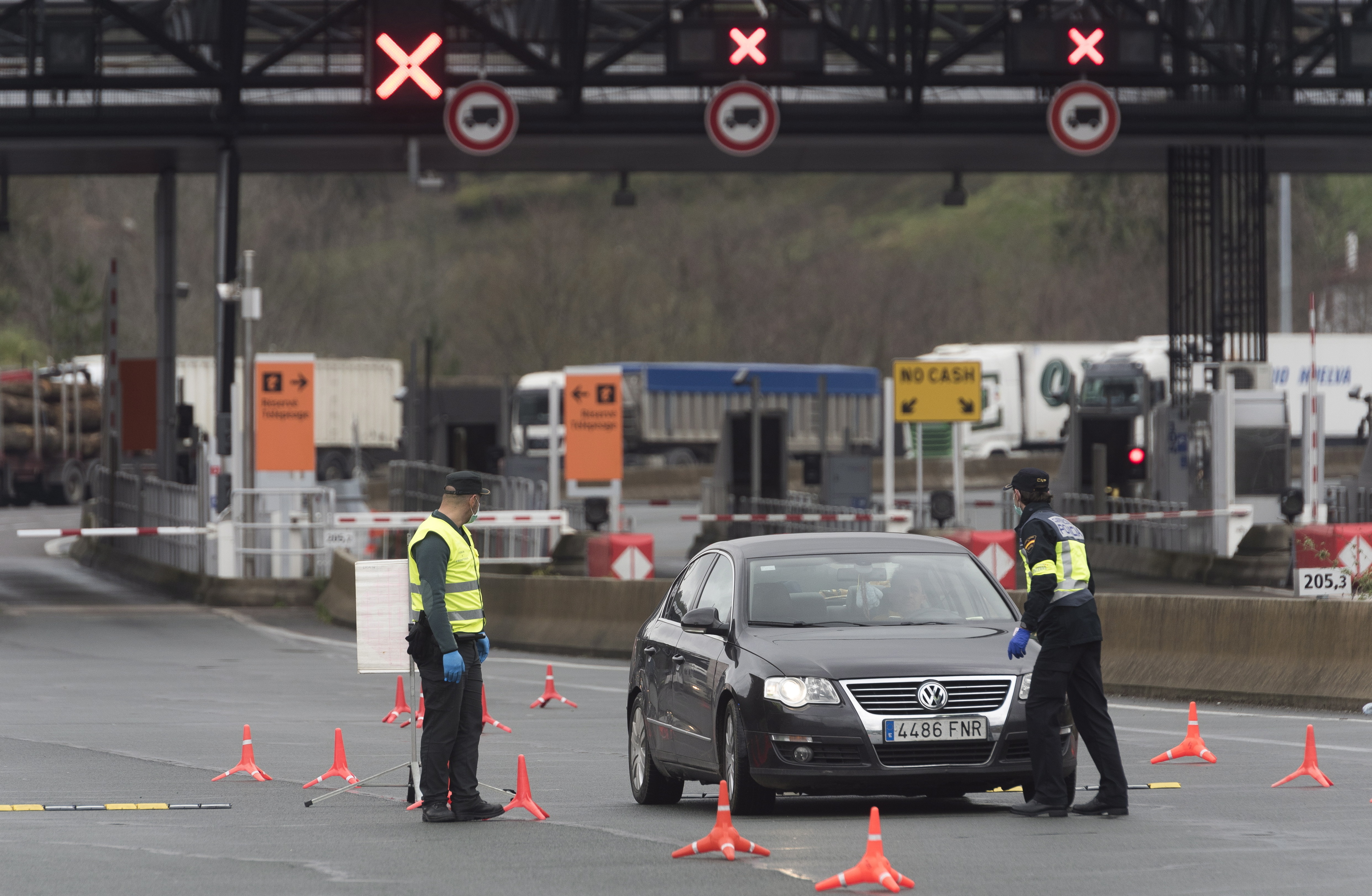 Biriatuko ordainlekua, artxiboko irudi batean. ANDONI CANELLADA / FOKU