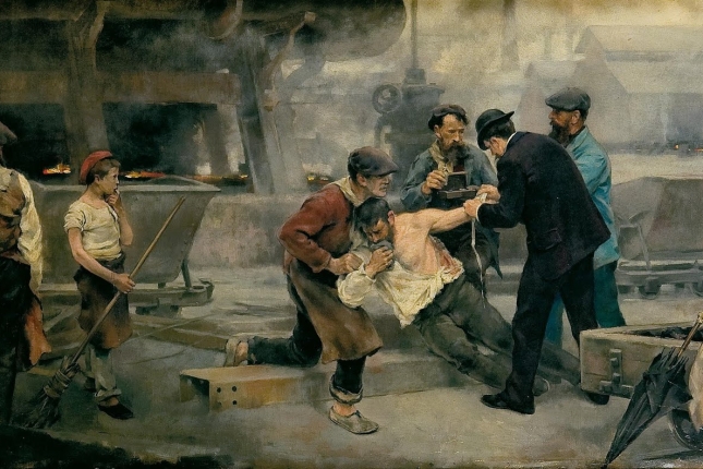 Cutandak errealismo soziala jorratu zuen: mugimendu horrek beharginen bizi baldintza gogorretan jarri zuen arreta, besteak beste. BERRIA Cutandak errealismo soziala jorratu zuen: mugimendu horrek beharginen bizi baldintza gogorretan jarri zuen arreta, besteak beste. BERRIA