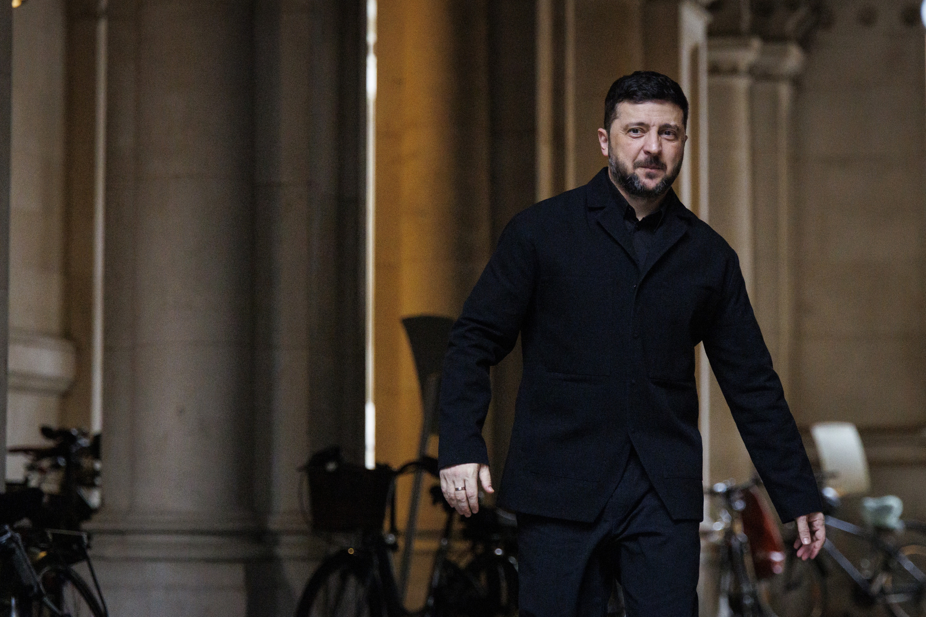 Volodimir Zelenski Londresen, herenegun. TOLGA AKMEN / EFE