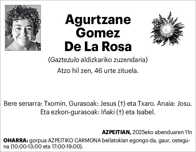 Agurtzane Gomez De La Rosa 2x2