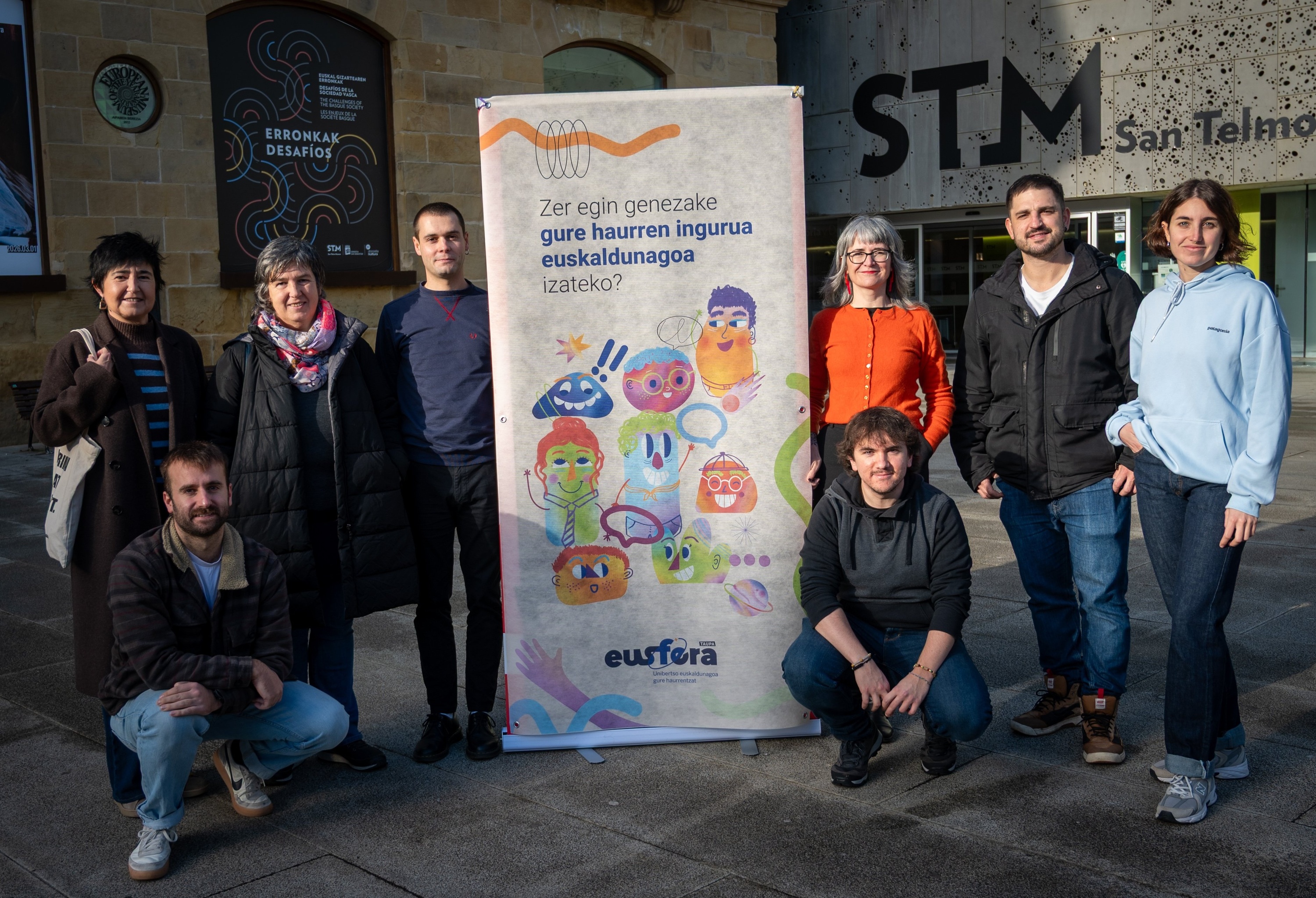 Eusferaren aurkezpena, gaur, Donostian. GORKA RUBIO / FOKU