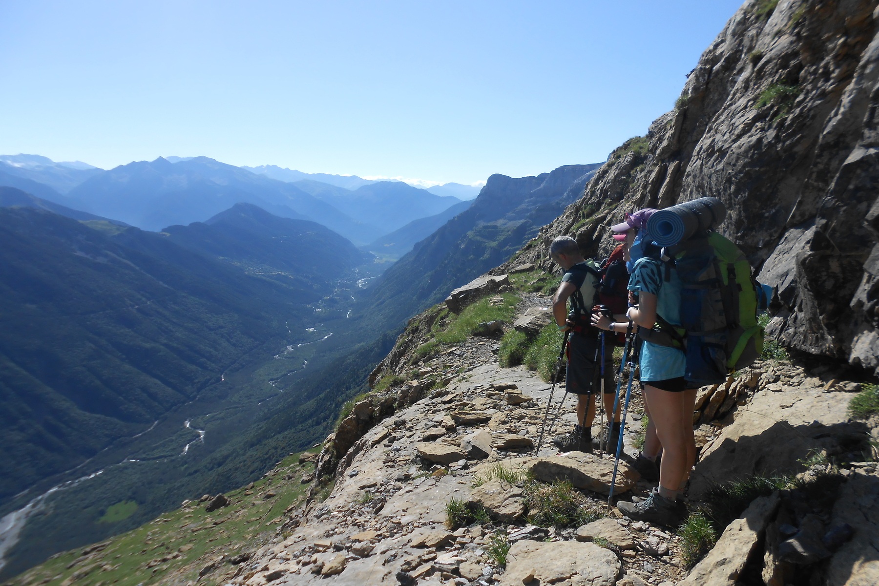 Ibilbideko 24. etapa: Pinetatik Añisclo leporako bidean. SAIOA AIERBE ERTZIBENGOA