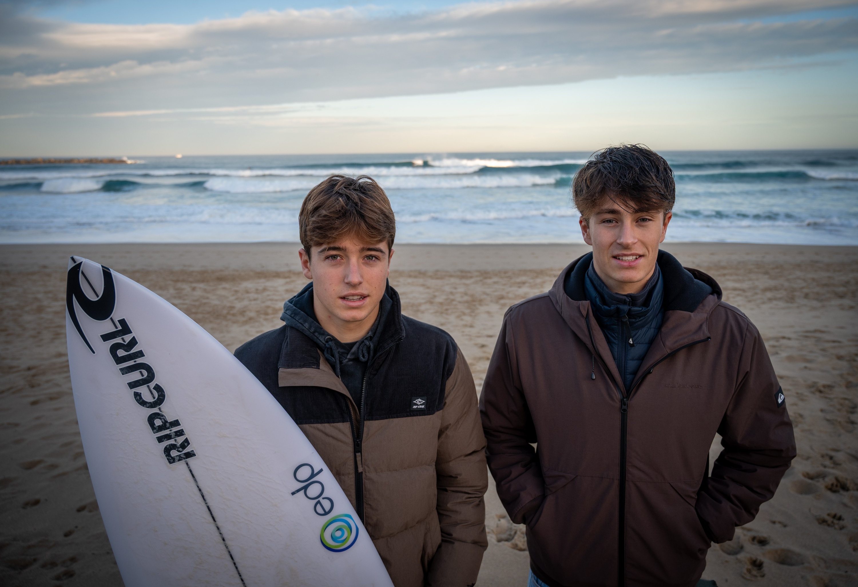Hans eta Kai Odriozola. GORKA RUBIO / FOKU Hans eta Kai Odriozola. GORKA RUBIO / FOKU