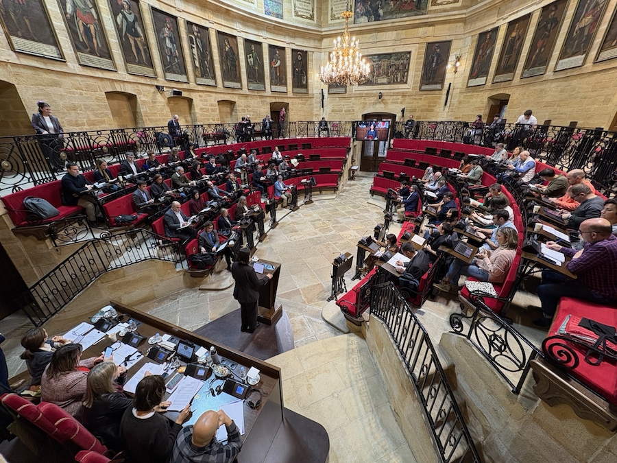 Bizkaiko Batzar Nagusien osoko bilkura, gaur, Gernika-Lumoko batzar etxean. BERRIA
