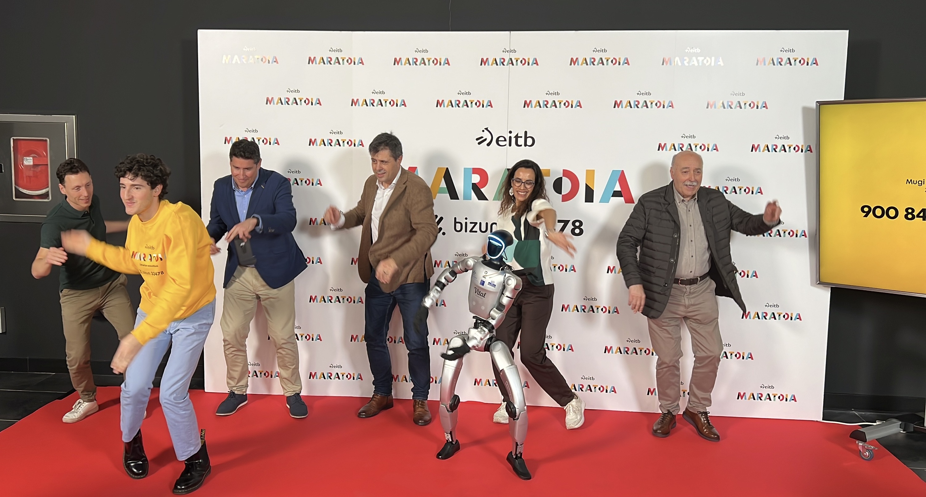 EITBren elkartasun maratoiaren aurkezpena, abenduaren 12an, Bilbon. EITB