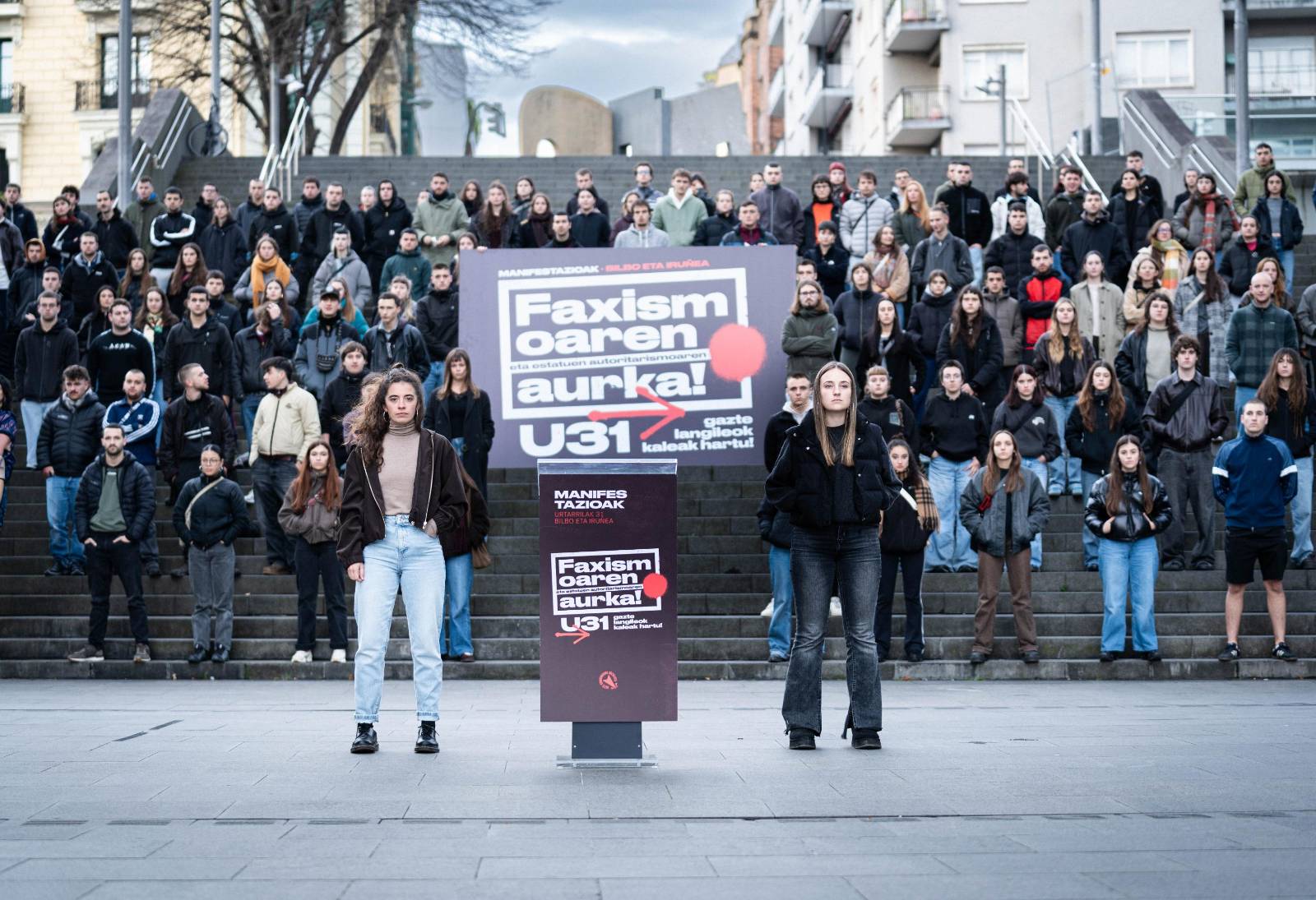 GKSk gaur goizean egindako agerraldia, Bilbon. GKS