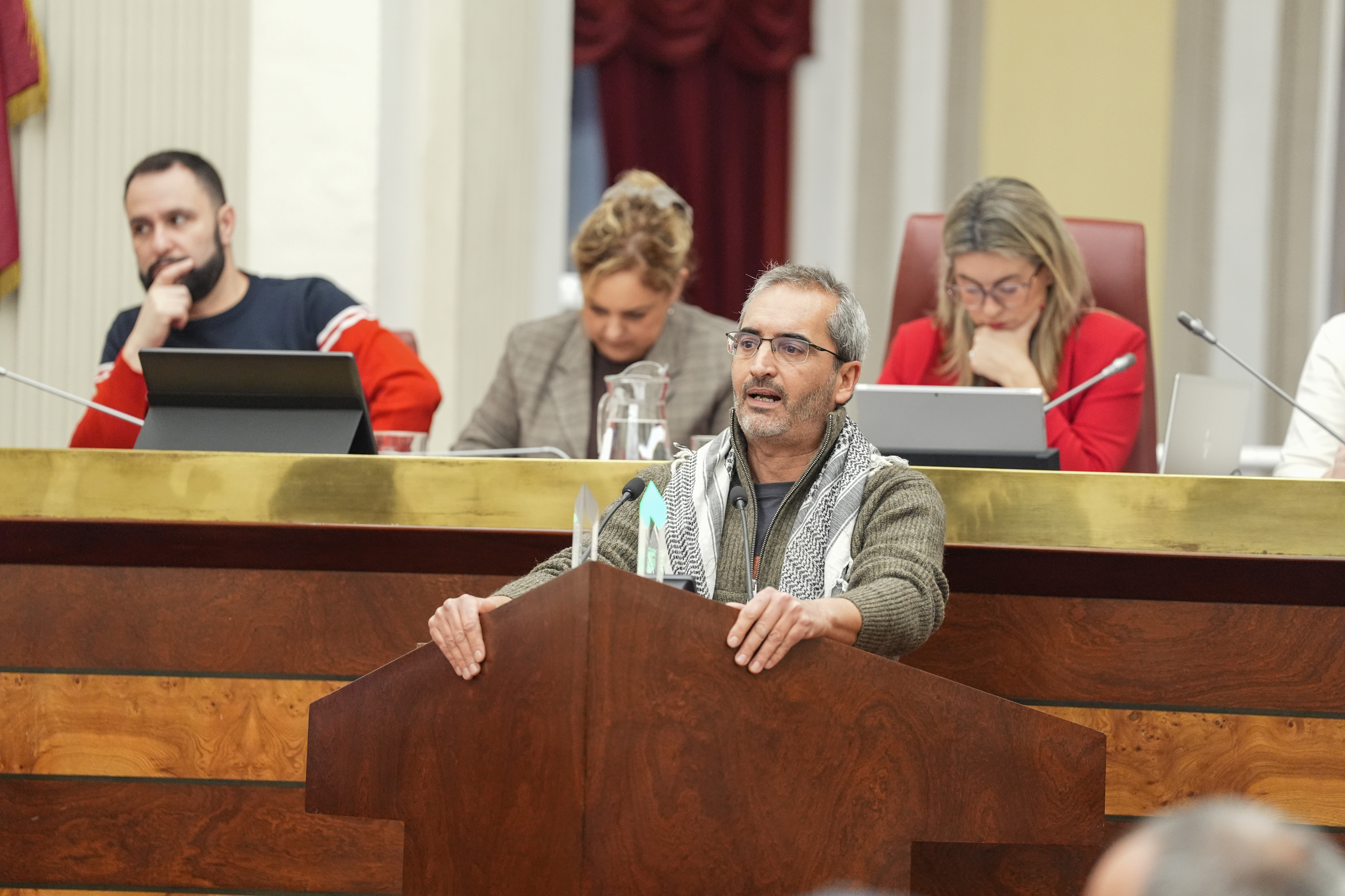 David Rodriguez Elkarrekin Arabako batzarkidea, Batzar Nagusietan. ENDIKA PORTILLO / FOKU
