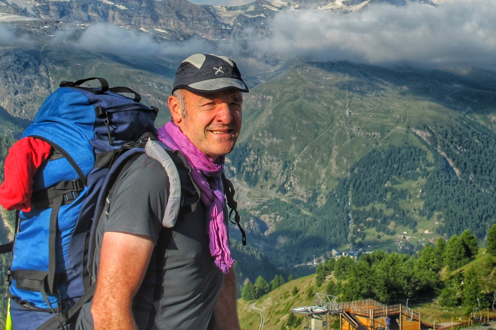 Mikel Arrizabalaga mendizalea eta BERRIAko kolaboratzailea