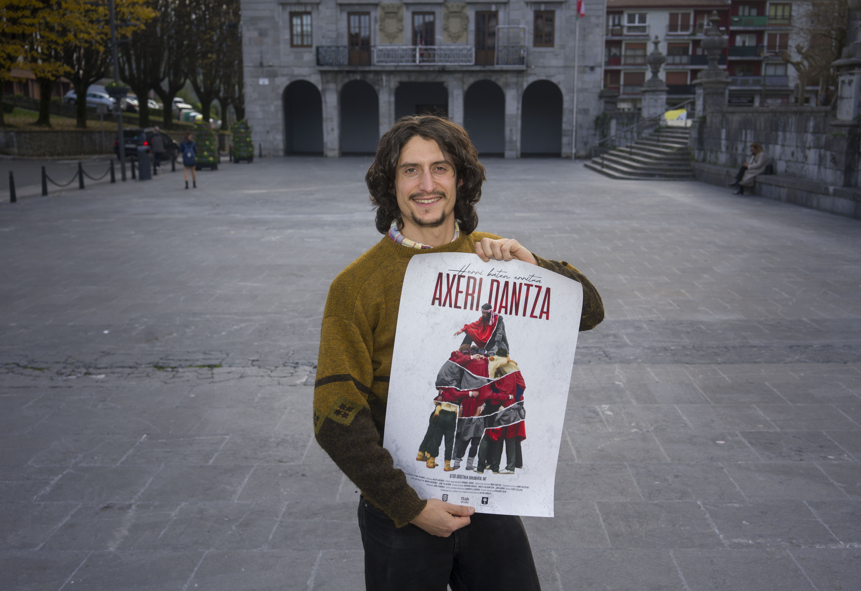 Aitor Arruti Agirreurreta, ostiralean, Andoaingo plazan. JON URBE / FOKU
