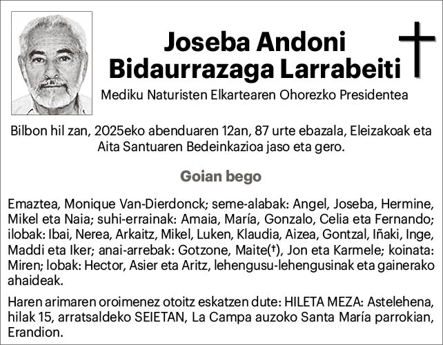 Joseba Andoni Bidaurrazaga Larrabeiti 2x2
