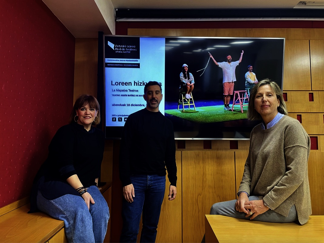 'Loreen hizkuntza' antzezlanaren aurkezpena, astelehenean, Gasteizen. GASTEIZKO UDALA
