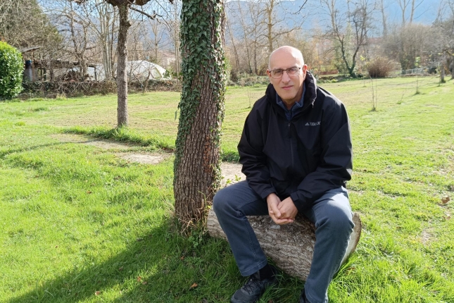 Andoni Garcia Arriola, EHNE Bizkaiako kidea. BERRIA