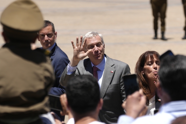 Jose Antonio Kast Txileko presidente hautatua Santiagon, aurreko astelehenean. ADRIANA THOMASA / EFE