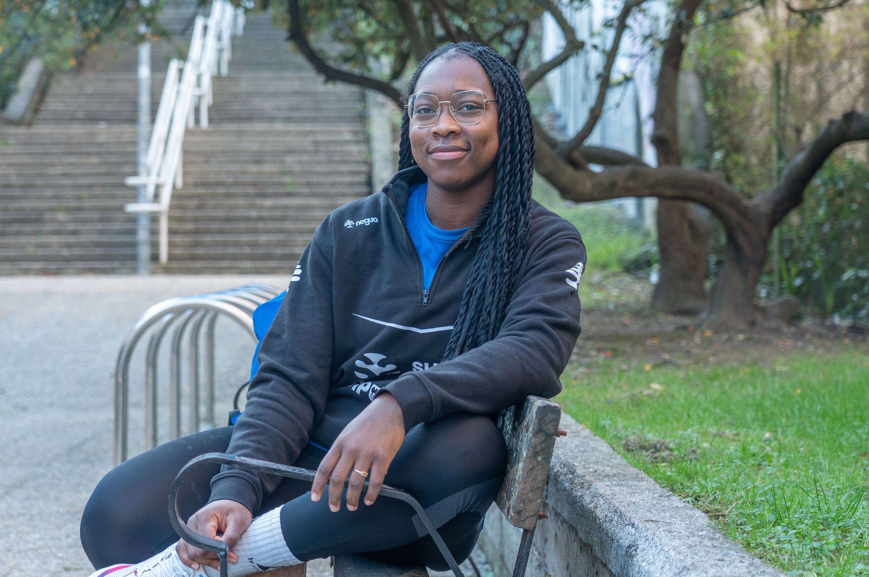 Lyndie Tchaptchet Bera Berako jokalaria. ANDONI CANELLADA / FOKU