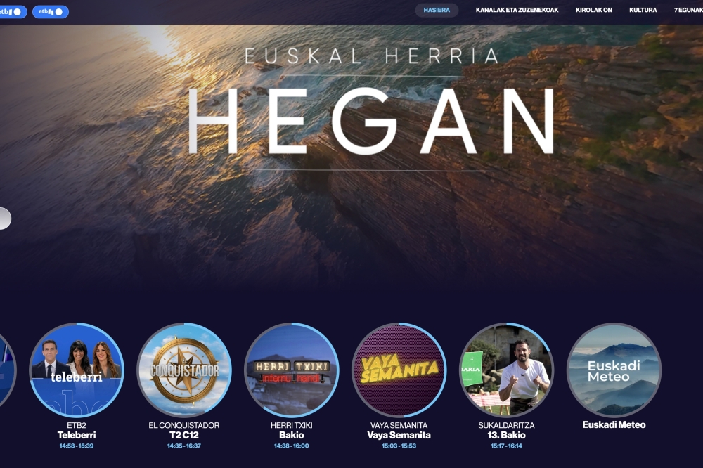 ETB On plataforma berria. ETB ETB On plataforma berria. ETB