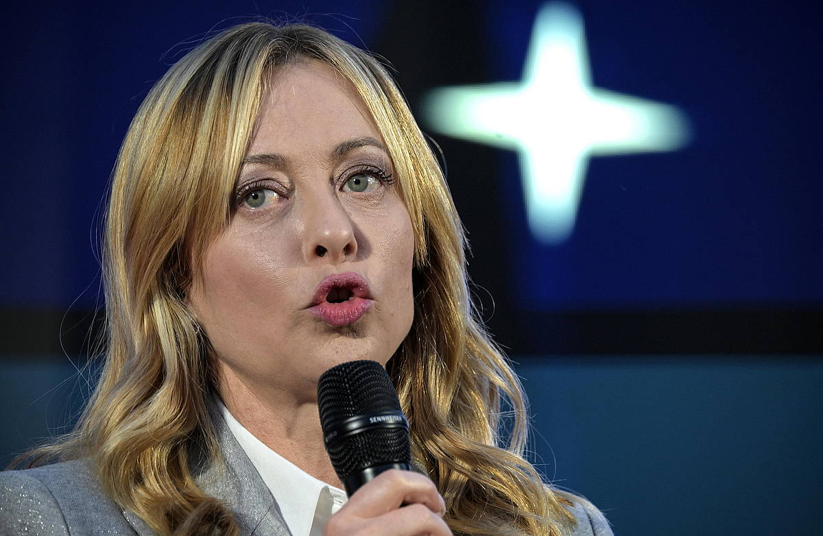 Giorgia Meloni, artxiboko irudian. RICCARDO ANTIMIANI / EFE