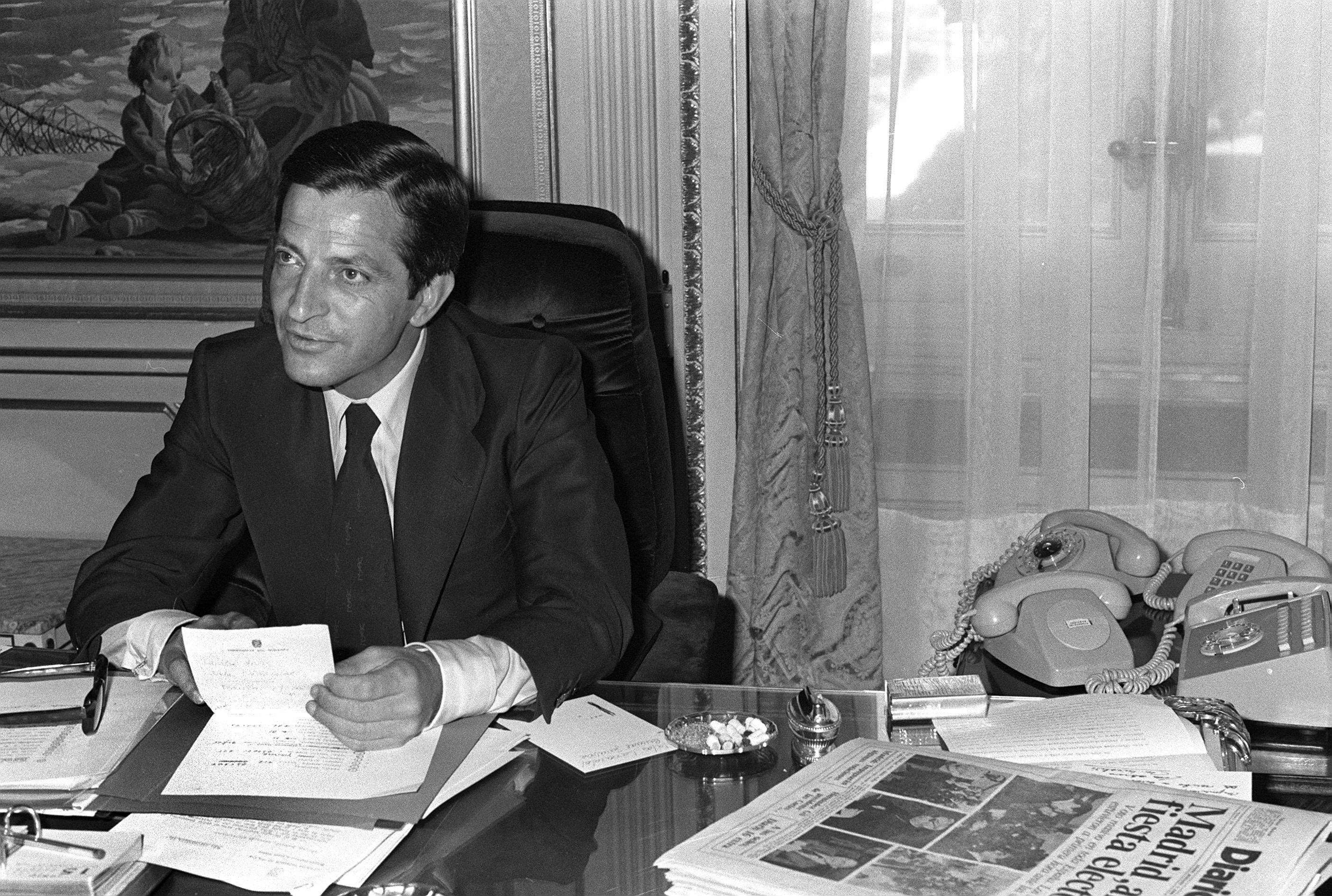Adolfo Suarez 1977an, artxiboko irudi batean. EFE