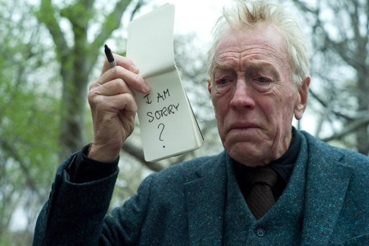 Max Von Sydow, 'Extremely Loud and Incredibly Close' pelikulan. BERRIA