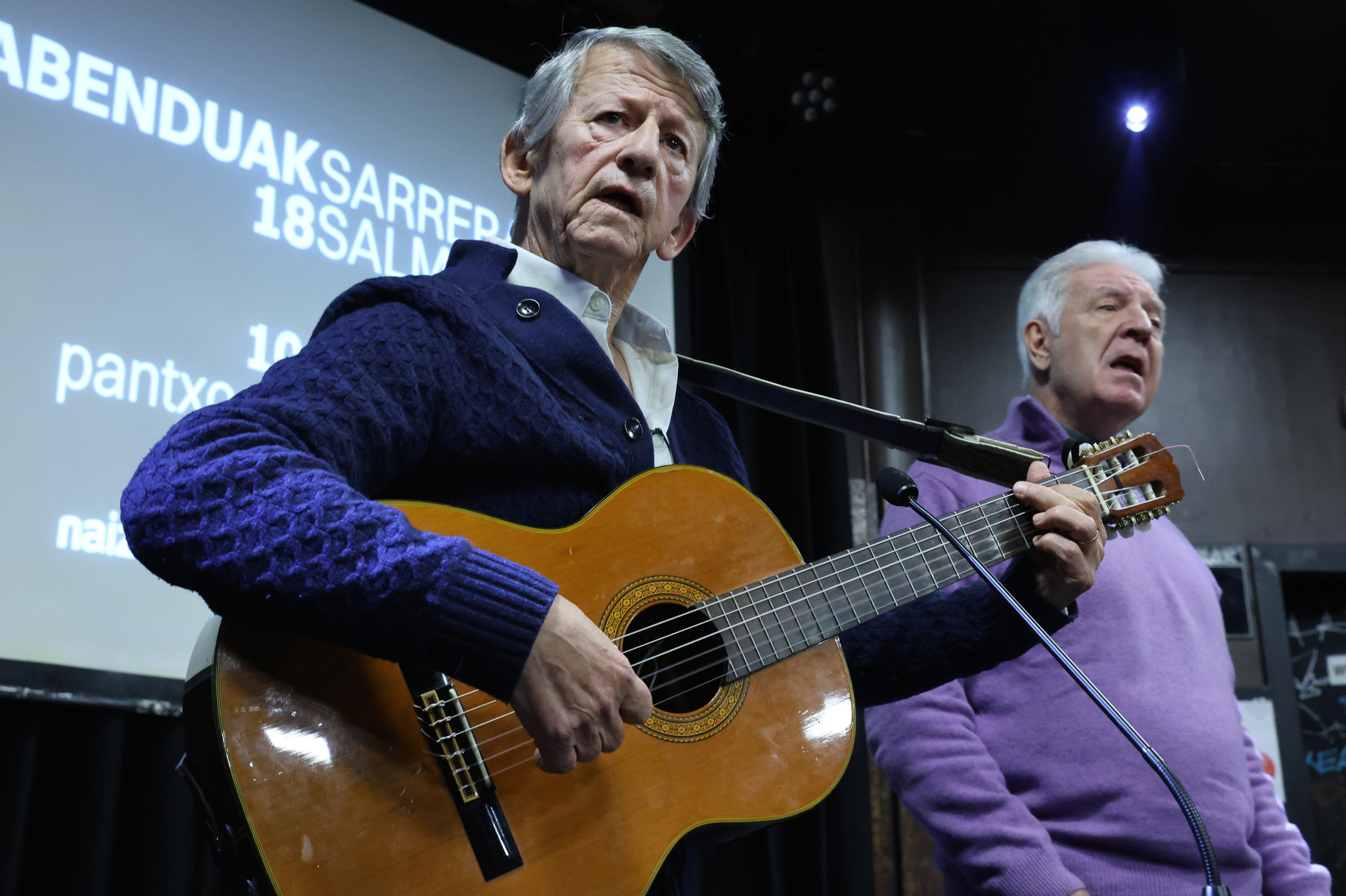 Pantxoa Karrere eta Peio Ospital, Bilbon. OSKAR MATXIN EDESA / FOKU