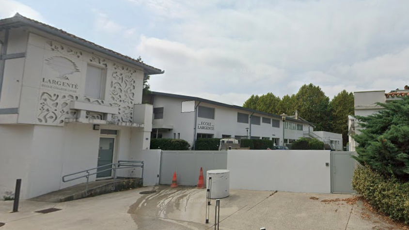 Baionako Largente ikastetxea, artxiboko argazki batean. BERRIA