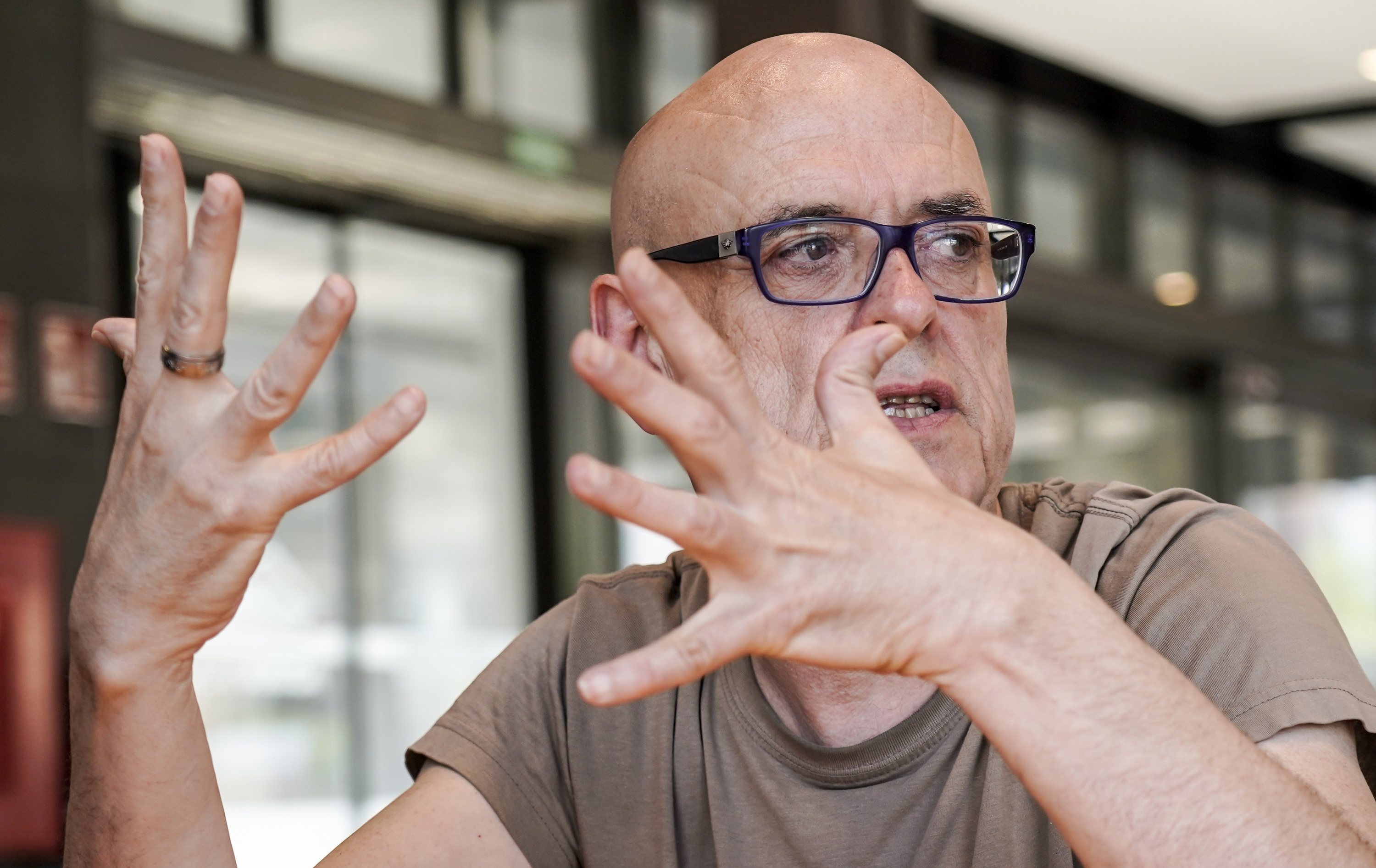 Iñaki Segurola idazle, hiztegigile eta analista. MARISOL RAMIREZ / FOKU